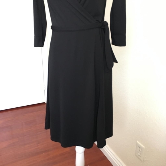 Sigrid Olsen faux wrap dress, classic , knee length - Picture 3 of 6